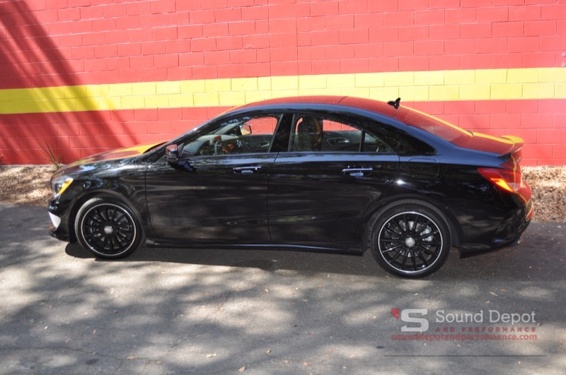 Mercedes CLA250 windows tinted