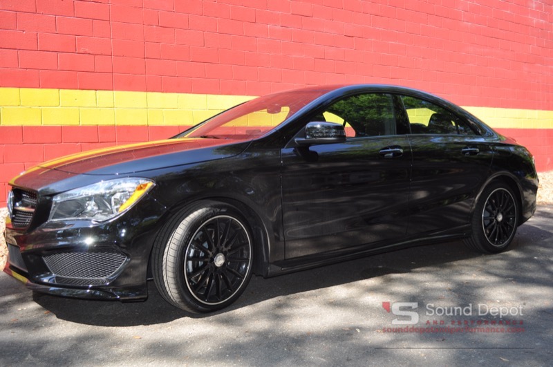 Mercedes CLA250 windows tinted