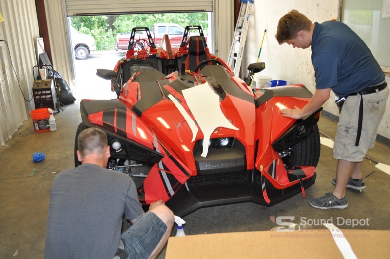 Client Comes From Jacksonville For Polaris Slingshot Upgrades