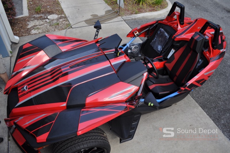 Client Comes From Jacksonville For Polaris Slingshot Upgrades
