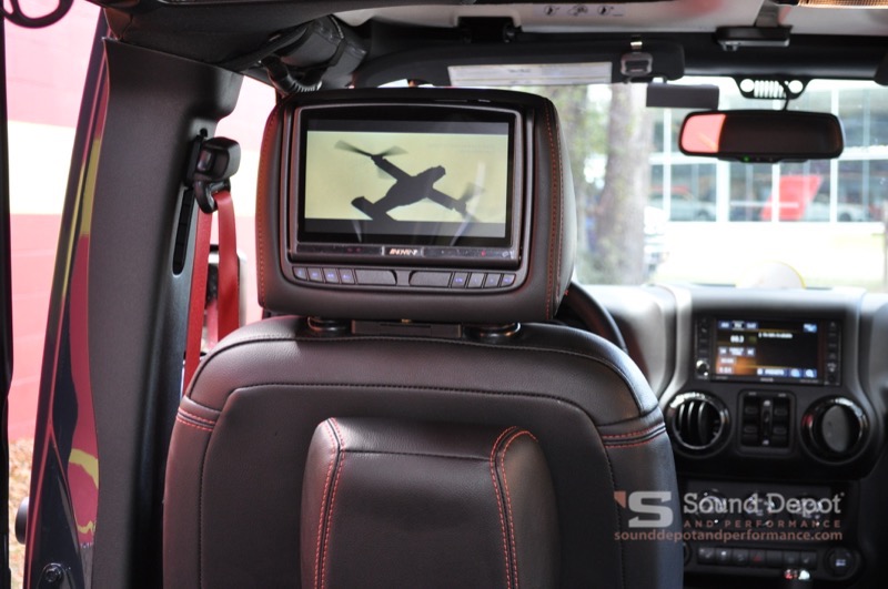 Gainesville Client Adds Jeep Wrangler Unlimited Rear Seat Entertainment