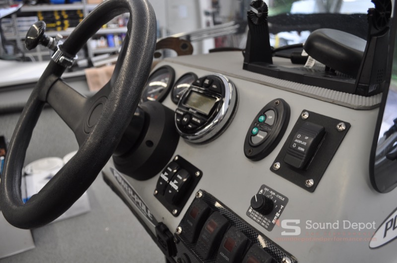 Repeat Gainesville Client Adds SeaArk Stereo System