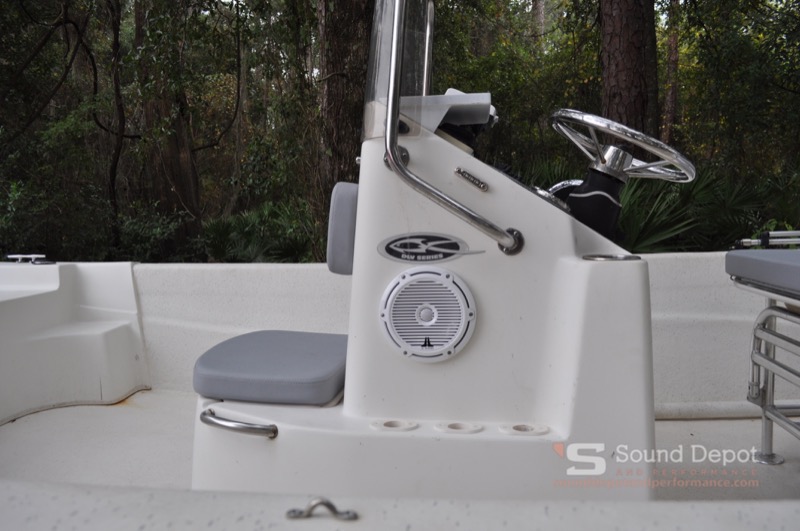Repeat Alachua Client Upgrades Carolina Skiff Sound System