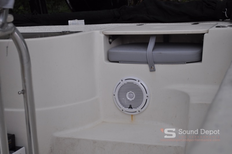 Repeat Alachua Client Upgrades Carolina Skiff Sound System