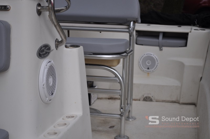 Repeat Alachua Client Upgrades Carolina Skiff Sound System