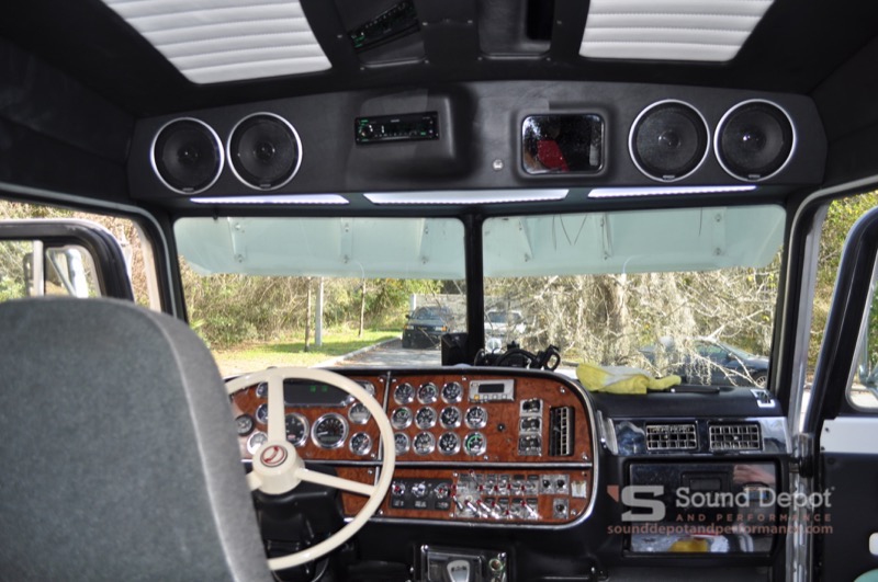 Peterbilt Semi Truck Gets Custom Audio System